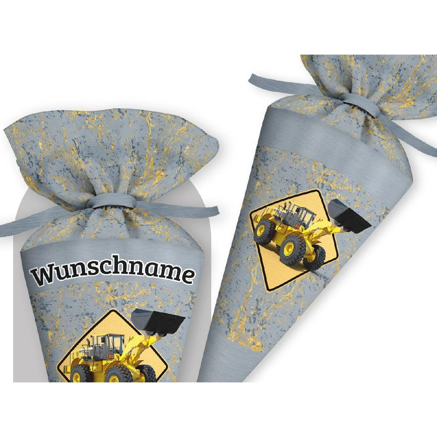 Schultüte Radlader, Nähset Mit Rohling 3 Schultüte Radlader, Nähset Mit Rohling