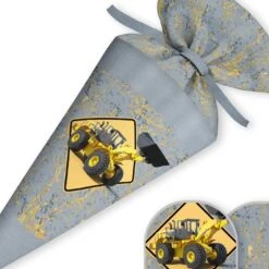 Schultüte Radlader, Nähset Mit Rohling 6 Schultüte Radlader, Nähset Mit Rohling -STOFFWELTEN Verkäufe schultuete radlader naehset mit rohling 12