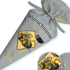 Schultüte Radlader, Nähset Mit Rohling 7 Schultüte Radlader, Nähset Mit Rohling -STOFFWELTEN Verkäufe schultuete radlader naehset mit rohling 13