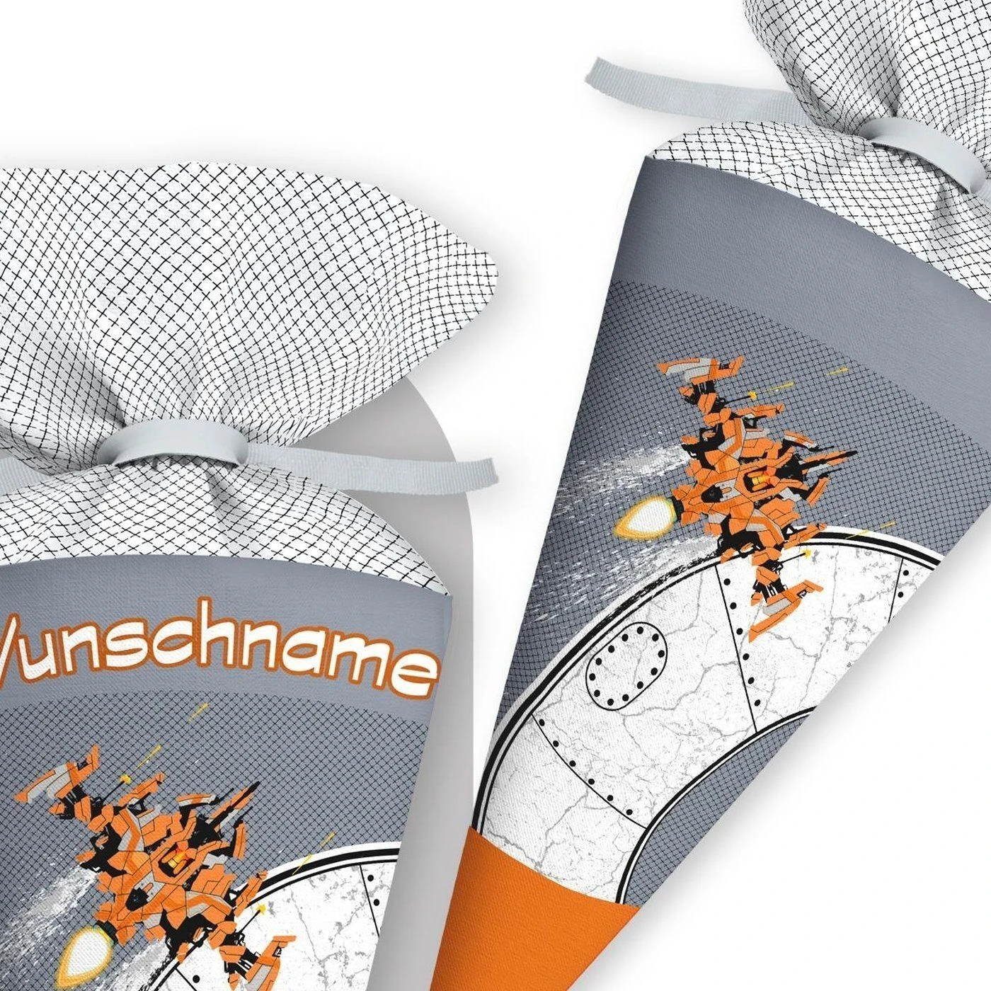 Schultüte Raumschiff, Nähset Mit Rohling 3 Schultüte Raumschiff, Nähset Mit Rohling