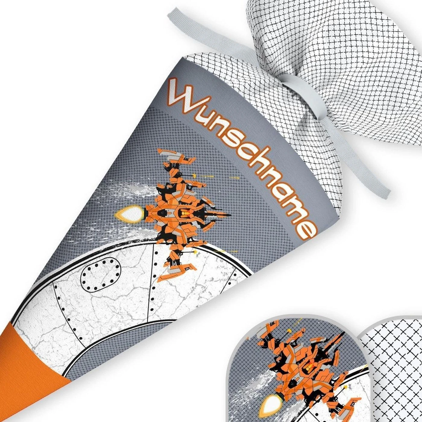 Schultüte Raumschiff, Nähset Mit Rohling 5 Schultüte Raumschiff, Nähset Mit Rohling – Bild 3