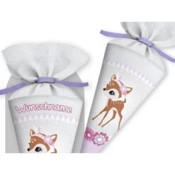 Schultüte Rehkitz, Nähset Mit Rohling