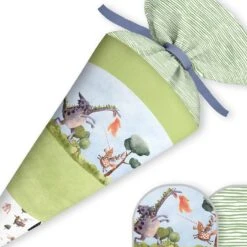 Schultüte Ritter Drache, Nähset Mit Rohling 6 Schultüte Ritter Drache, Nähset Mit Rohling -STOFFWELTEN Verkäufe schultuete ritter drache naehset mit rohling 12