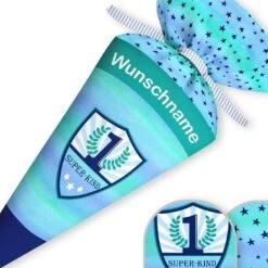 Schultüte Super Kind, Nähset Mit Rohling -STOFFWELTEN Verkäufe schultuete super kind naehset mit rohling 13