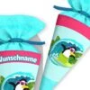 Schultüte Surf-Pinguin Mit Rohling -STOFFWELTEN Verkäufe schultuete surf pinguin mit rohling