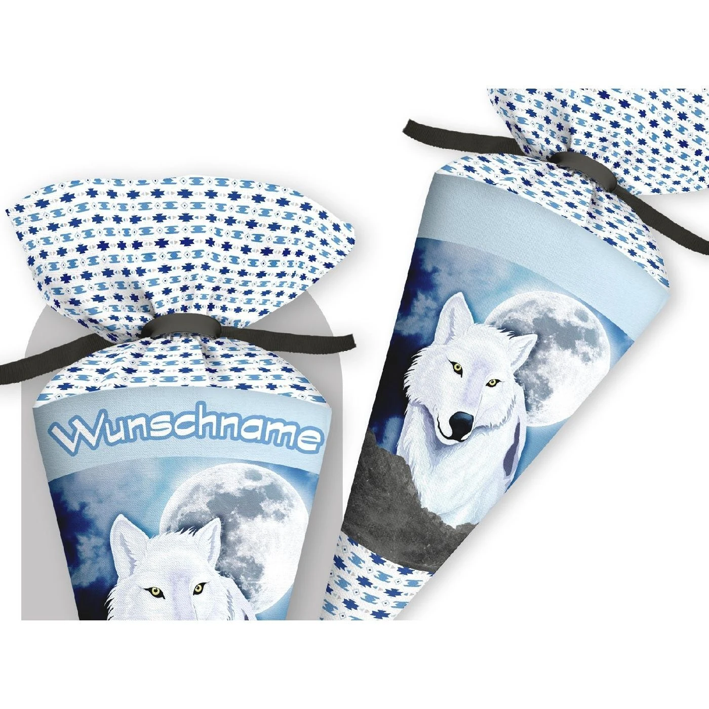 Schultüte Wolf, Nähset Mit Rohling 3 Schultüte Wolf, Nähset Mit Rohling