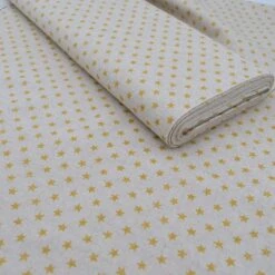 Sevenberry Canvas/Leinen (Natur/Sterne/Gelb)